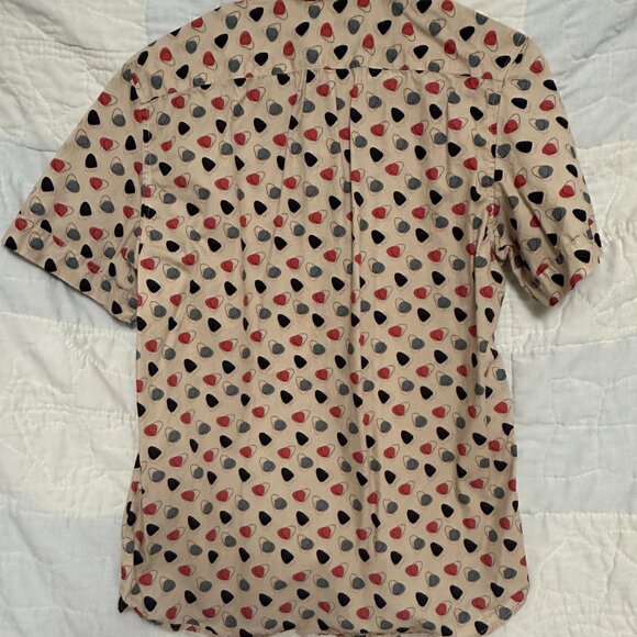 Mid Century Pattern Button UP Men's Shirt - Picture 5 of 5